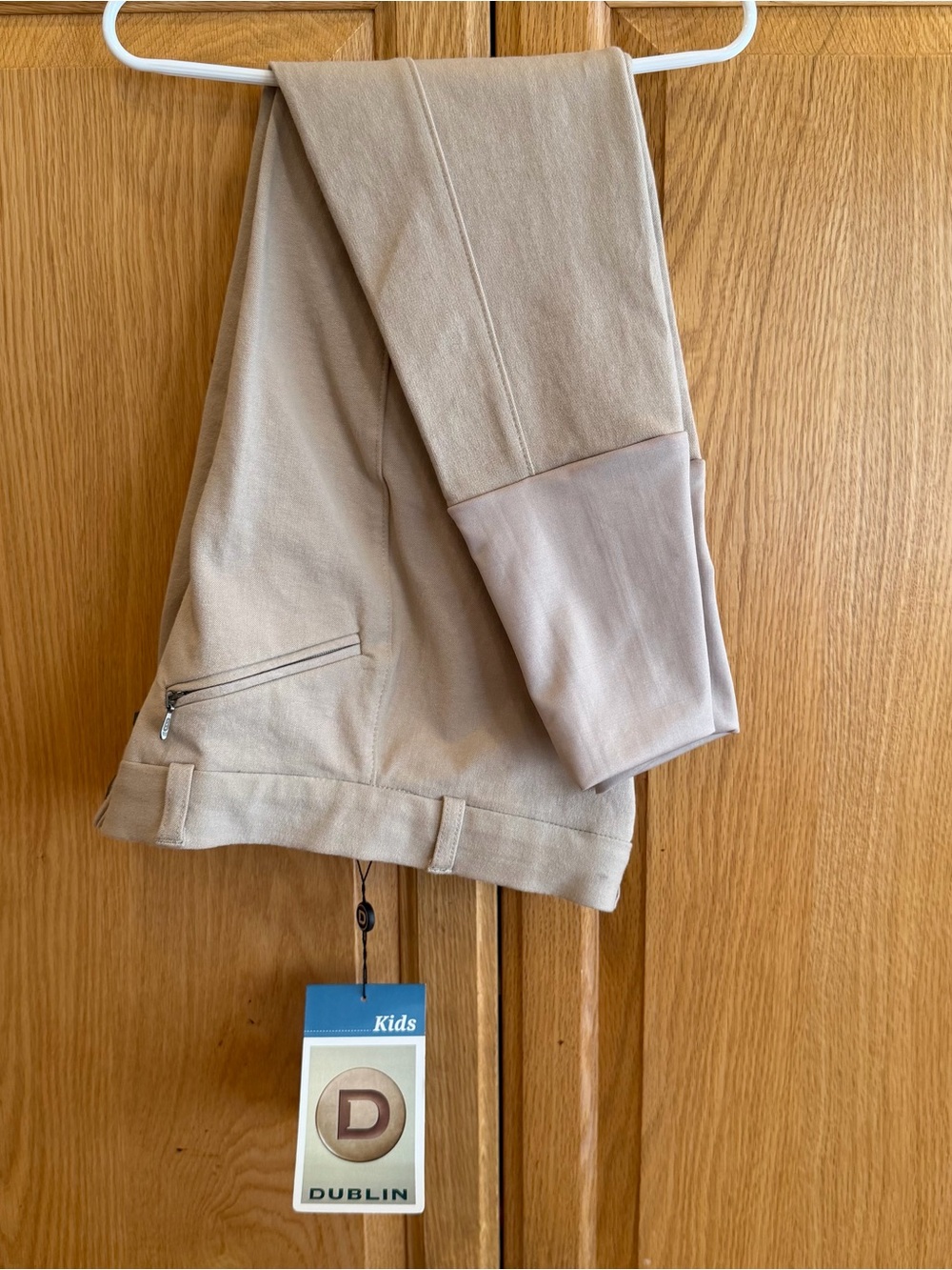 Dublin Knee Patch Breech In Tan - Kids 12
